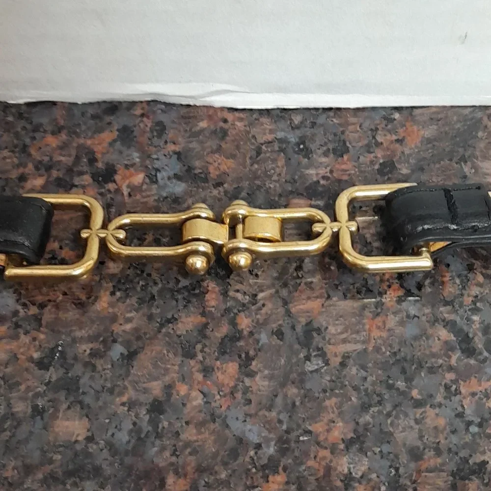 Unisex Leather Hasp Belt...New...Adjustable.
